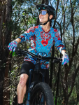 MTB dres CYCOLOGY Baja, dámský, dlouhý rukáv (Motiv Baja, velikost S)