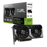 Asus DUAL GeForce RTX 5060 Ti OC 16GB / 2632MHz / 16GB GDDR7 / 128-bit / 1x HDMI + 3x DP / 550W (8) (90YV0MH0-M0NA00)