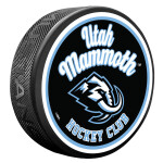 Mustang Puk Utah Mammoth NHL Retro Script