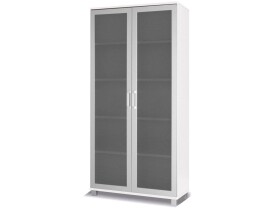 Vitrína Maximus M22 Barva korpusu: Bílá, Rozměry: 100 cm