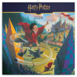 Nástěnný poznámkový kalendář 2026 NOTIQUE - Harry Potter, 30 x 30 cm