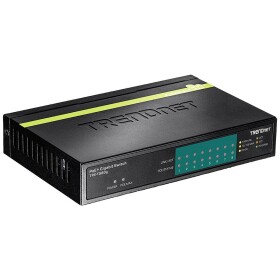 TrendNet TPE-TG80g TRENDnet TPE TG80G GREENnet PoE+ Switch - Switch - 8 x 10/100/1000 (PoE+) síťový switch 10 / 100 / 1000 MBit/s funkce PoE