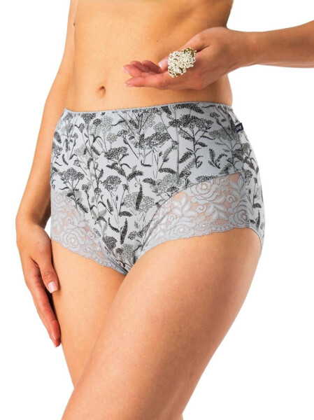 Kalhotky Key LPF 578 B25 A'2 M-3XL černošedá 3xl