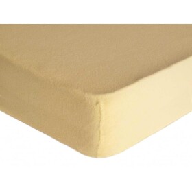 DekorTextil Napínací prostěradlo FROTÉ Premium capuccino ROZMĚR: (š/d/v) 100 x 220 x 20 cm