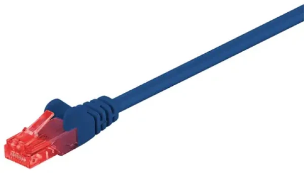 MicroConnect CAT6 U/UTP 3m CCA modrá / PVC (B-UTP603B)