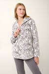 Vamp - Župan na zip s potiskem králíčka 21457 - Vamp light gray M