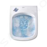 DURAVIT - D-Code Závěsné WC, Rimless, HygieneGlaze, bílá 25700920002