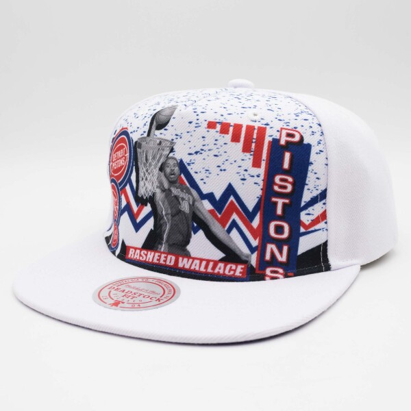 Mitchell & Ness Pánská kšiltovka Detroit Pistons NBA Rasheed Wallace 90s Playa Deadstock Snapback