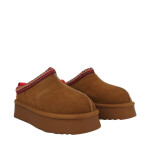 Dámské kožené boty Solo Soprani Couture Sabot fur Hugh Platform light brown SSW421P22 51 dámské 37