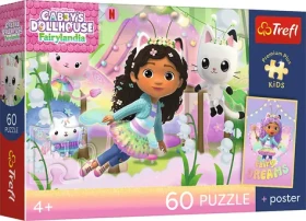 TREFL Puzzle Premium Plus Kids Gábinin kouzelný domek: Kočičí svět