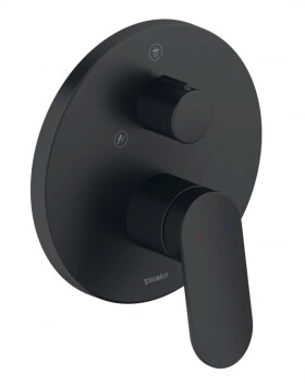 DURAVIT - Wave Baterie pod omítku, pro 2 spotřebiče, matná černá WA4210012046