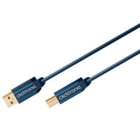 Clicktronic 11.90.1302 USB 2.0, USB A(M) - USB B(M), 1,8m
