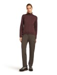 ICEBREAKER Wmns 400 RealFleece Descender LS Zip, Java (vzorek) velikost: S