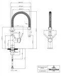 Dřezová baterie Villeroy Boch Steel Expert Compact, 92730006, 92730006,