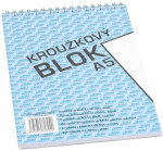 Blok s horní vazbou A5, čistý, 50 listů