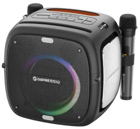 C-TECH Impressio Qubis / Párty reproduktor / 80W / Bluetooth / 3.5mm / USB / IPX6 (8594125014124)
