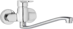 JB Sanitary Nástěnná dřezová a umyvadlová baterie MIRAM, rozteč 100 mm, S ramínko 300 mm M10 30 40