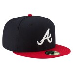 New Era Pánská kšiltovka Atlanta Braves MLB Authentic 59FIFTY Fitted Home Velikost: 7 3/4