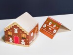 Adventní kalendář papírový - Perníková chaloupka