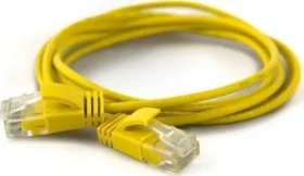 Wantec 7282 žlutá / Patch kabel / Cat6a U/UTP / 0,2 m / RJ-45 (7282)