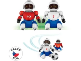 MaDe 00925 - Zigybot Robofotbal na dálkové ovládní, 2 ks + 2 branky, 36 x 24 cm