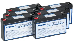 AVACOM AVA-RBP06-06070-KIT / Baterie pro UPS / Legrand Keor SPE R/T 1500 / VRLA / 6 ks / F1 (AVA-RBP06-06070-KIT)