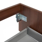 Koupelnová skříňka s žulovou deskou SAT Evolution 118x30x44,8 cm ořech mat SATEVO120NAZ SATEVO120NAZ
