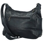 Trendy dámská koženková crossbody kabelka Riva, tmavě modrá