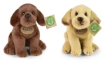 RAPPA Plyšový pes Labrador sedící 20 cm