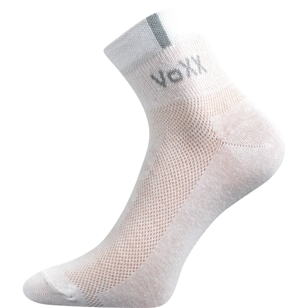 VOXX Ponožky sportovní bavlněné FREDY bílé (3 páry) 35-38 101014
