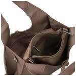 Trendy dámský koženkový set kabelek Winona, taupe