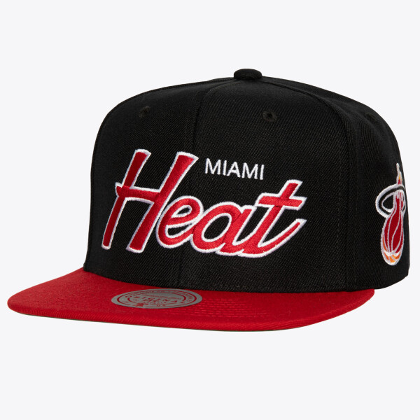 Mitchell & Ness Pánská kšiltovka Miami Heat NBA Team Script 2.0 Snapback Hwc