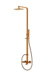 STEINBERG - 160 Sprchový set s termostatem, 15x22 cm, růžové zlato 160 2721 RG