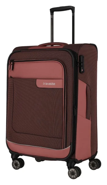 Travelite Viia 4w M Rose 70/80 L TRAVELITE-92848-14