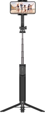 FIXED Snap XL Selfie stick s tripodem a bezdrátovou spouští černá / 1/4 šroub (FIXSN-XL-BK)