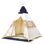 Stan TeePee béžovo-modrý 150cm