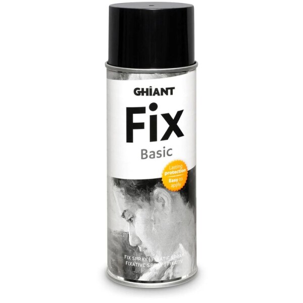 Ghiant FIX BASIC 150 ml čirý fixační sprej na kresby | fixativ na pastel, fixativ na uhlí, fixační sprej na tužku, čirý fixativ, nežloutnoucí fixativ