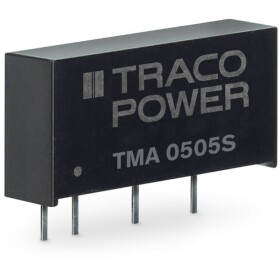 TracoPower TMA 1512S DC/DC měnič napětí do DPS 15 V/DC 12 V/DC 80 mA 1 W Počet výstupů: 1 x Obsah 10 ks