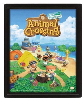 Obraz 3D Animal Crossing - Pyramid