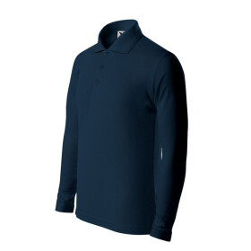 Dětské tričko Pique Polo LS (tmavě modré) 158 cm/12 let