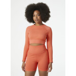 Dámské bezešvé tričko Allure Seamless Crop Top Ls W 53939 284 - Helly Hansen M