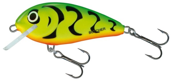 Salmo Wobler Butcher Floating Green Tiger - 5cm 5g,Salmo Wobler Butcher Floating Green Tiger - 5cm 5g
