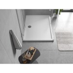 MEXEN - Flow sprchová vanička obdélníková slim 70 x 80, bílá lesk 46R107080