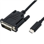 Renkforce RF-5234038 USB-C® / HDMI kabelový adaptér [1x USB-C® zástrčka - 1x HDMI zásuvka] černá stínění pletivem 0.15 m