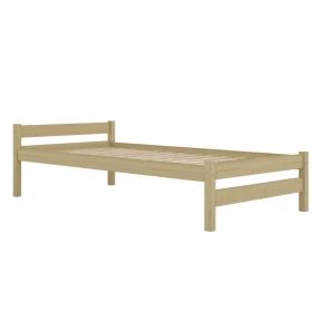 Postel Aleks 90x200 přírodní, nelakovaná