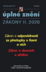 Aktualizace II/1 2026 Zákon o odpovědnosti za přestupky a řízení o nich, Zákon o zbraních a střelivu