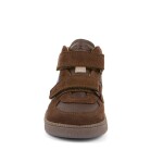 Chlapecké celoroční kožené kotníkové barefoot boty LOOP HIGH-TOPS BROWN Froddo G2110157-1 - 28