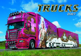 Kalendář 2027 nástěnný: TRUCKS
