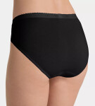 Kalhotky sloggi Chic Tai 4P černé BLACK - SLOGGI BLACK 48