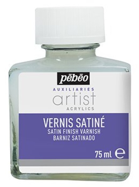 Pébéo - saténový lak vodou ředitelný pro akryl. barvy 75ml